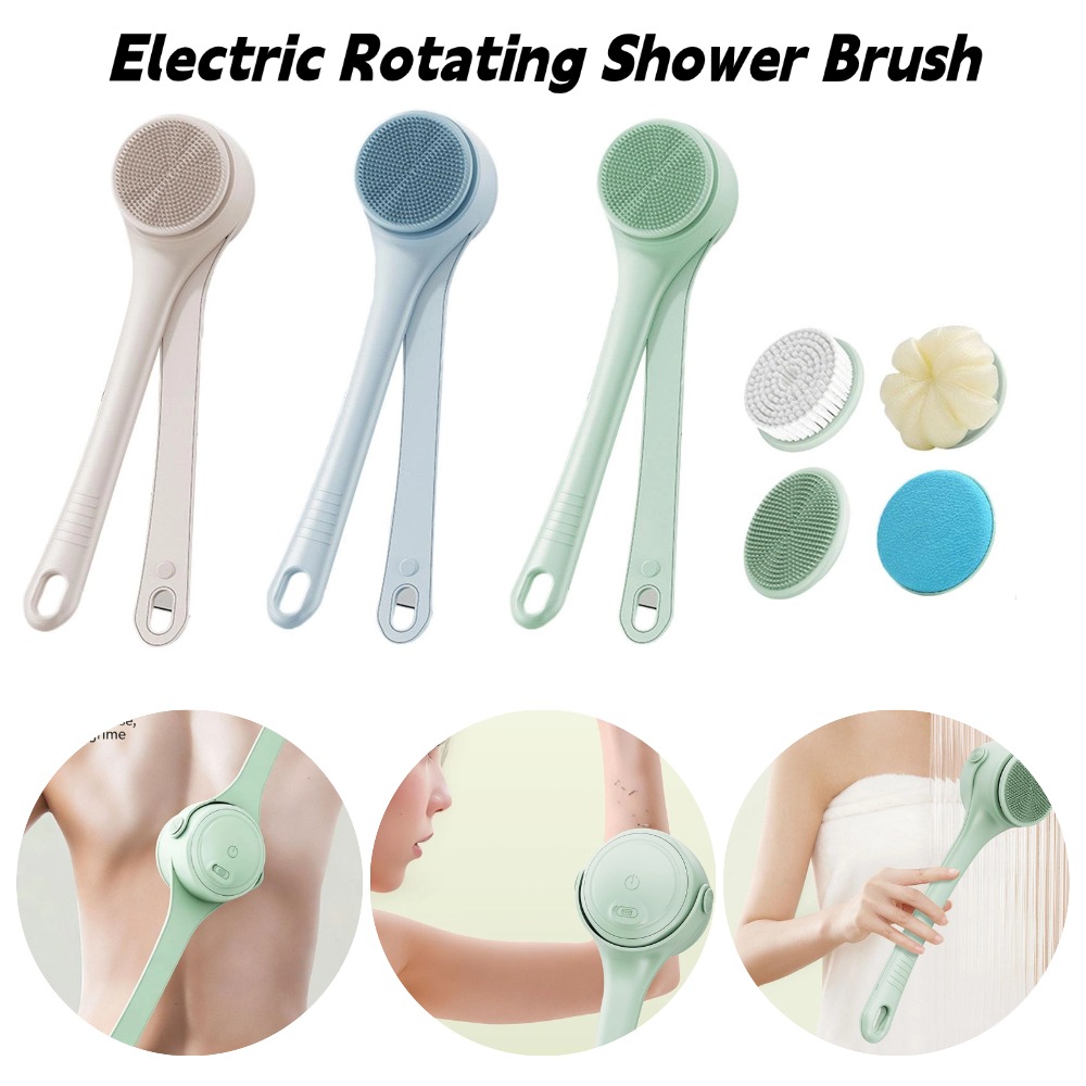 Dry Brush Body - Spazzola Elettrica Rotante per Doccia con